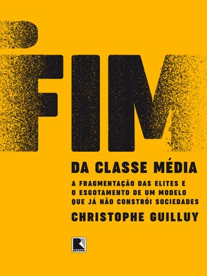 cover image of O fim da classe média